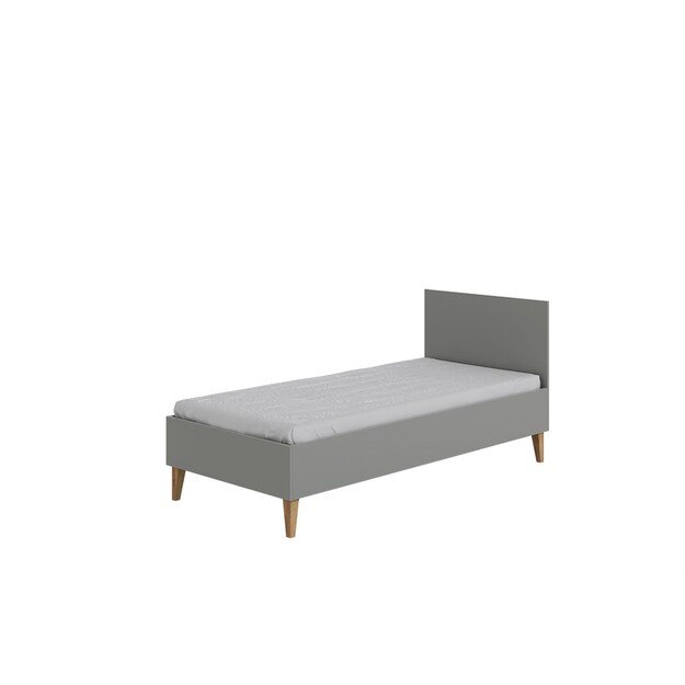 KUBI Bed kubi grey without drawer without mattress 180/80, Grey 